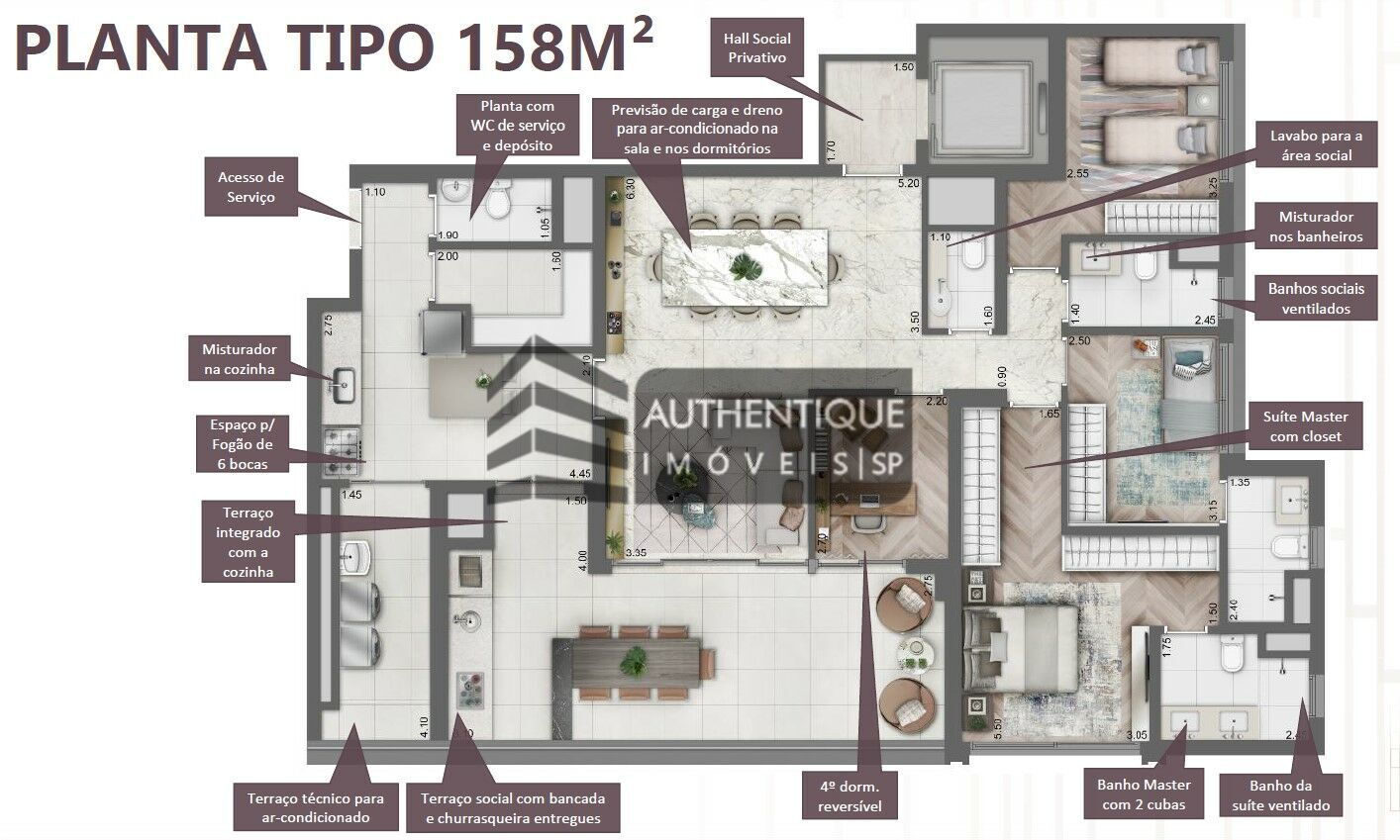 Apartamento à venda com 1 quarto, 60m² - Foto 41