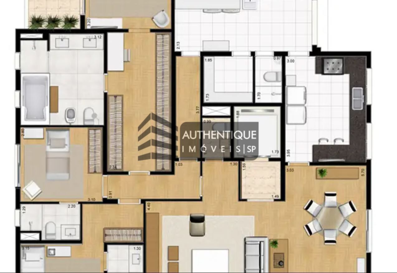 Apartamento para alugar com 3 quartos, 200m² - Foto 32