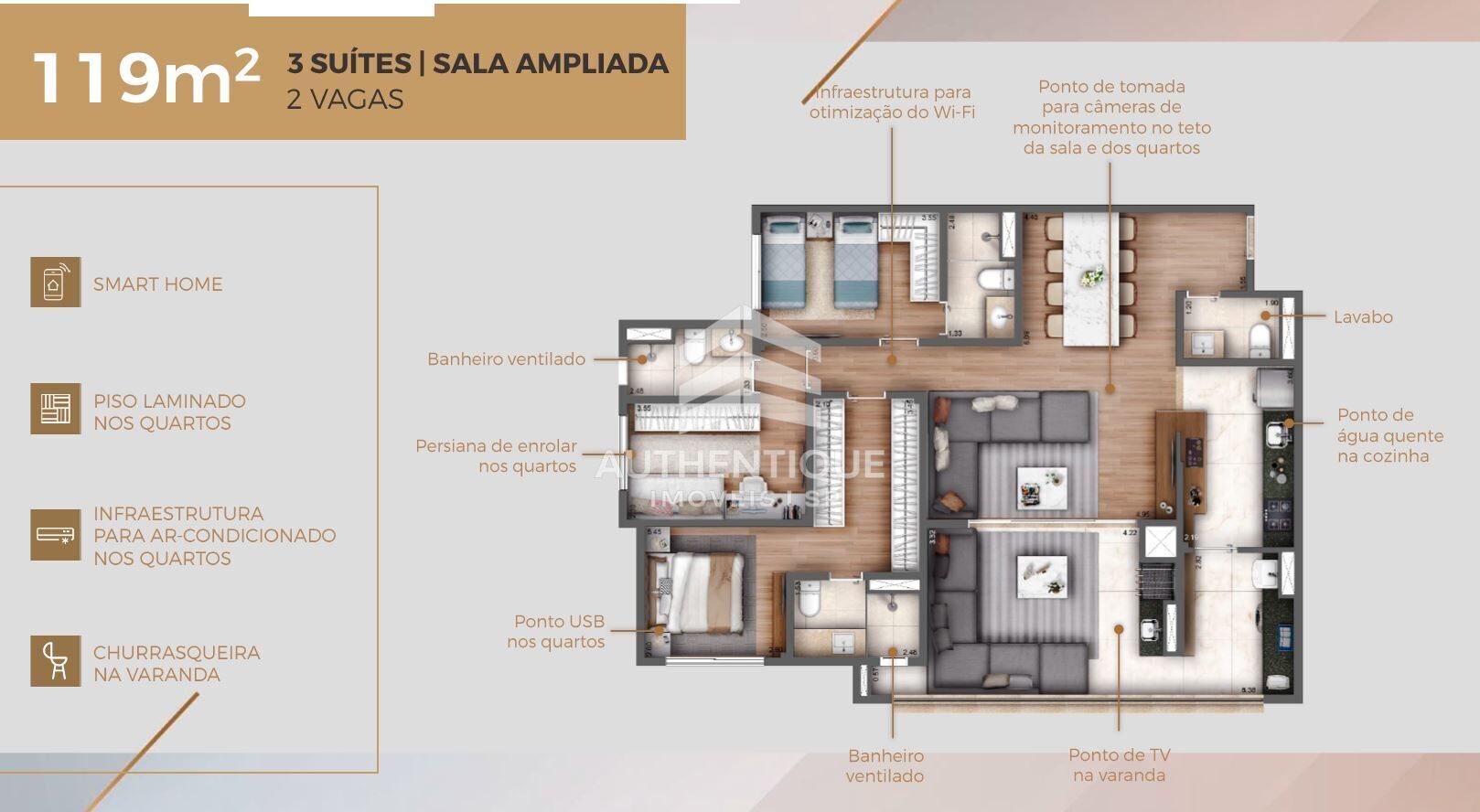 Apartamento, 4 quartos, 120 m² - Foto 50