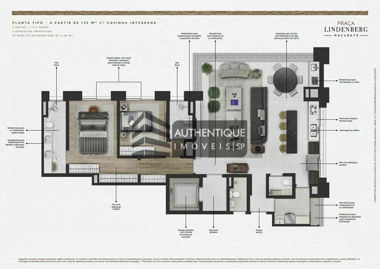 Apartamento à venda com 2 quartos, 195m² - Foto 19