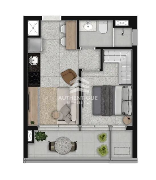 Apartamento, 1 quarto, 35 m² - Foto 18