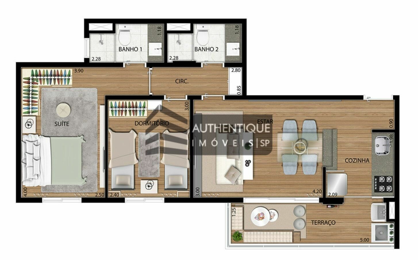 Apartamento à venda com 2 quartos, 59m² - Foto 45