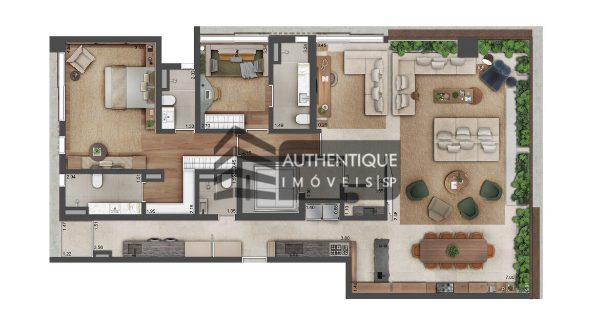 Apartamento à venda com 3 quartos, 171m² - Foto 45