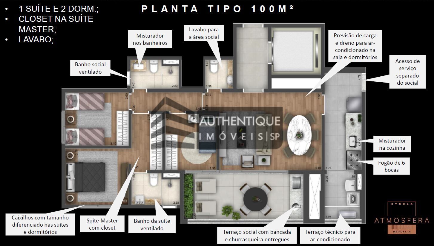 Apartamento à venda com 3 quartos, 125m² - Foto 43