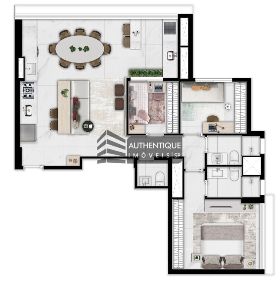 Apartamento à venda com 2 quartos, 59m² - Foto 31