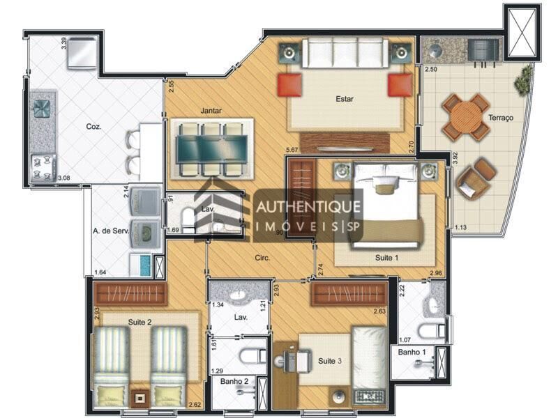 Apartamento à venda com 3 quartos, 79m² - Foto 20