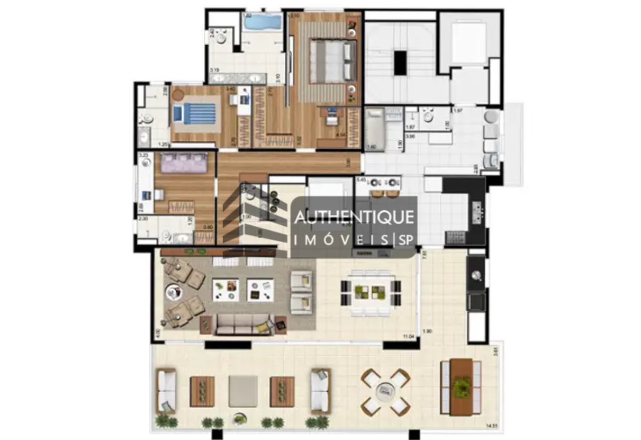 Apartamento à venda com 4 quartos, 250m² - Foto 34