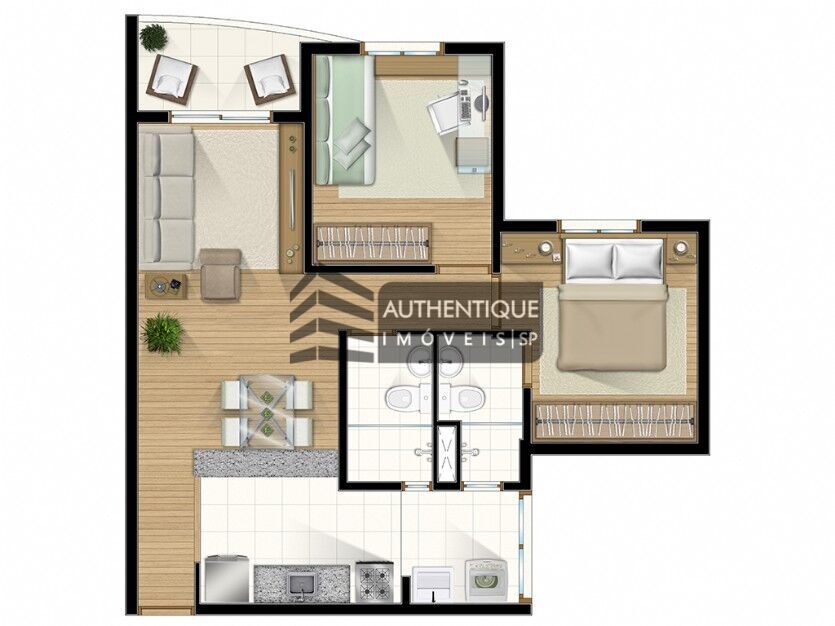 Apartamento à venda com 2 quartos, 57m² - Foto 30