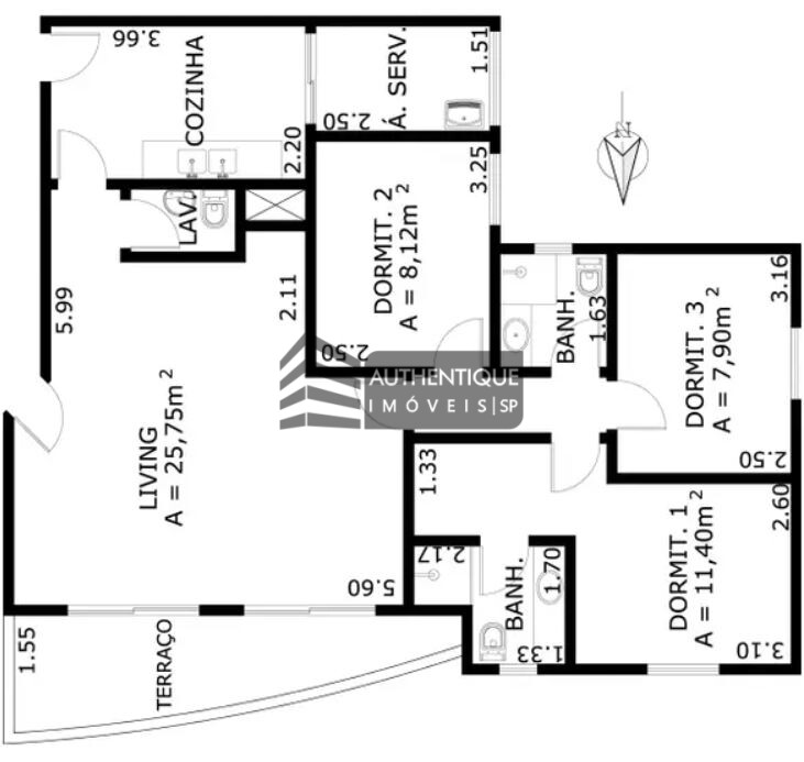 Apartamento à venda com 3 quartos, 101m² - Foto 21