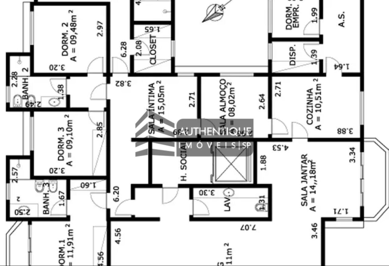 Apartamento à venda com 4 quartos, 227m² - Foto 55