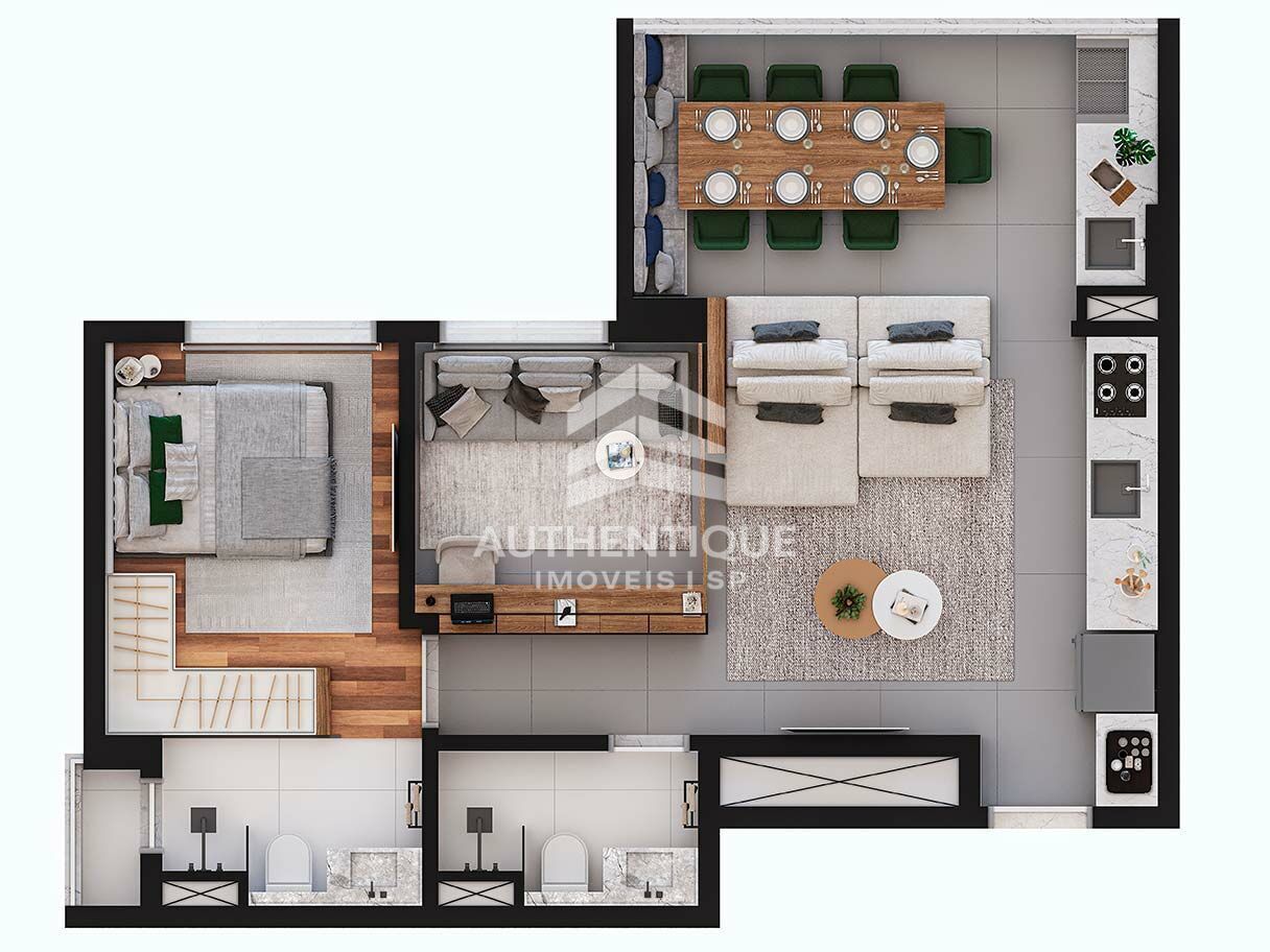Apartamento, 1 quarto, 37 m² - Foto 22