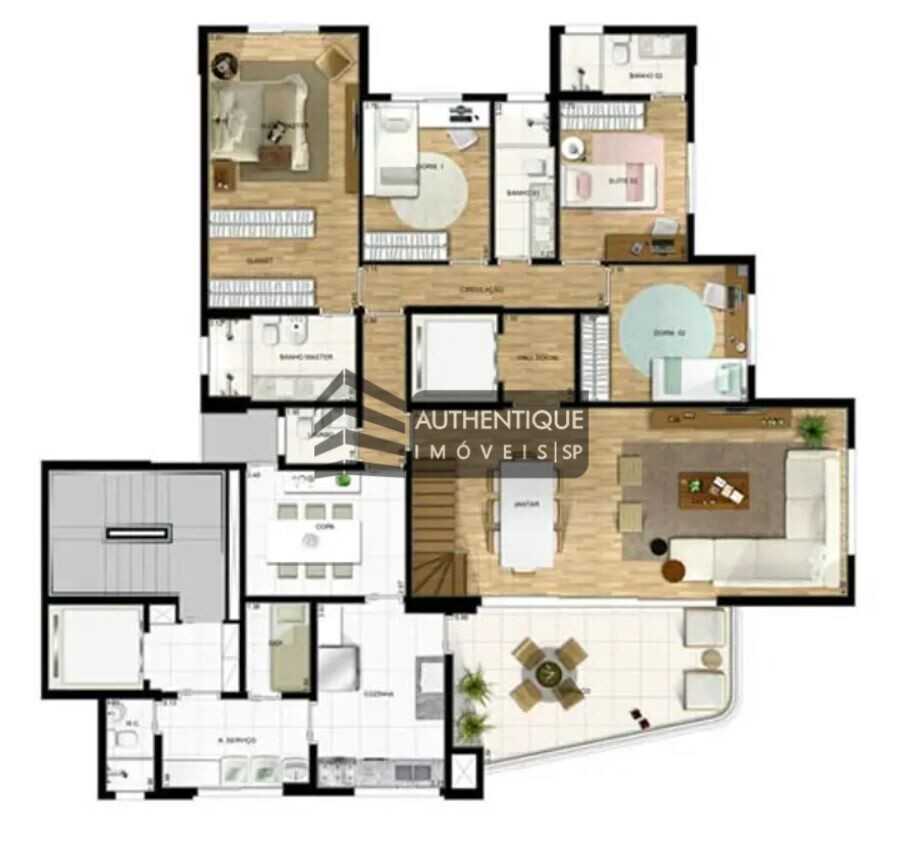 Apartamento à venda com 3 quartos, 187m² - Foto 39