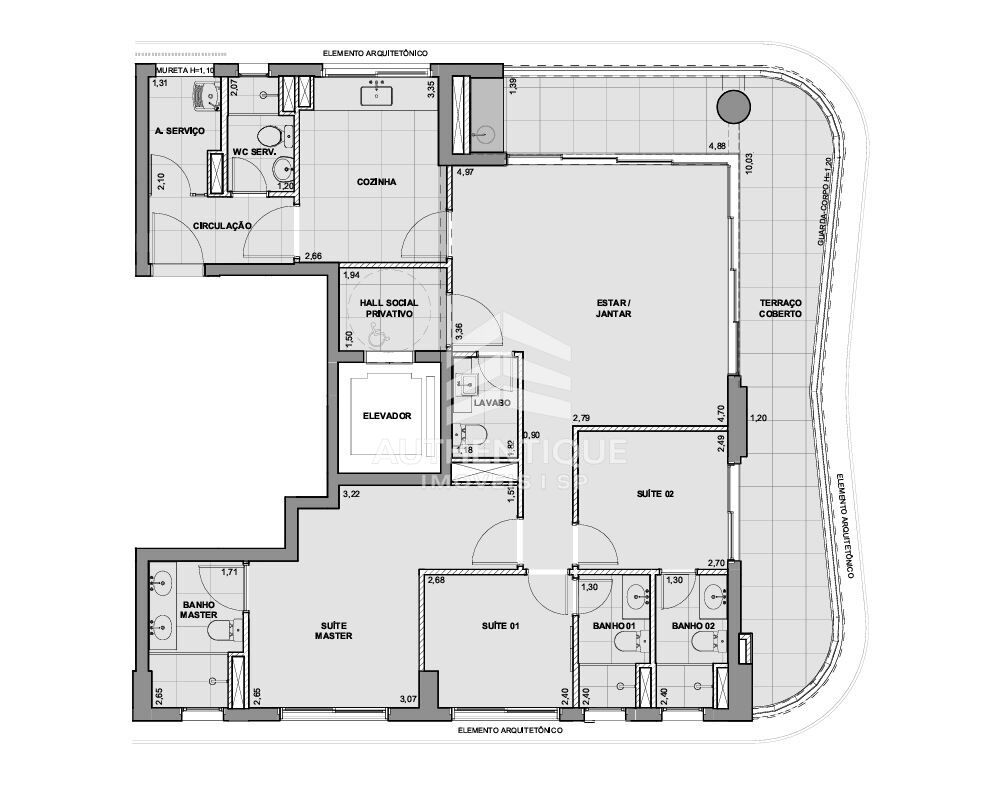 Apartamento, 3 quartos, 125 m² - Foto 41