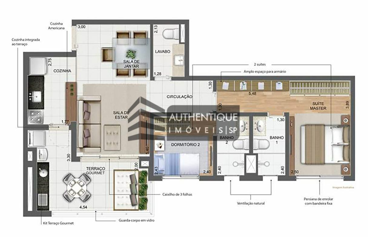 Apartamento à venda com 3 quartos, 111m² - Foto 10