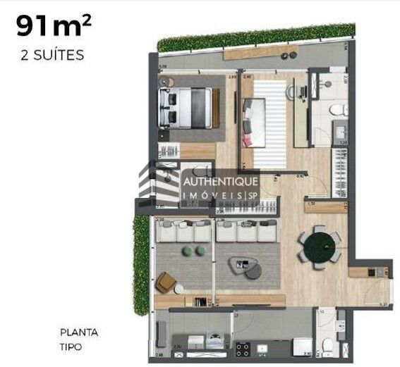 Apartamento à venda com 3 quartos, 178m² - Foto 15