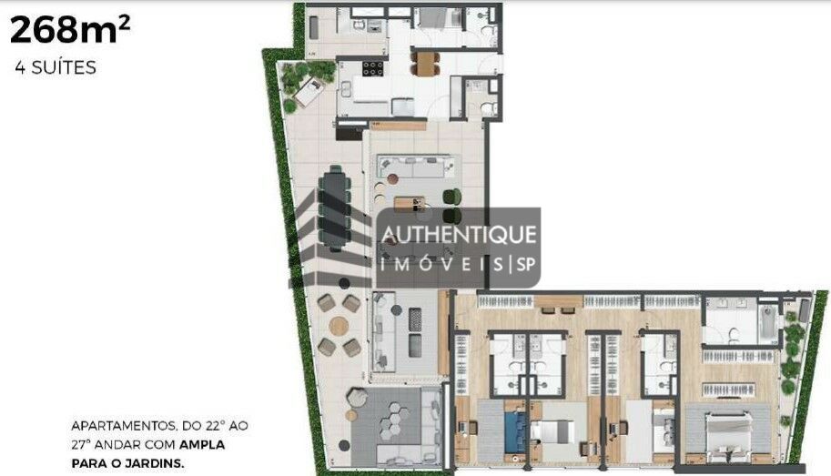 Apartamento à venda com 3 quartos, 178m² - Foto 22