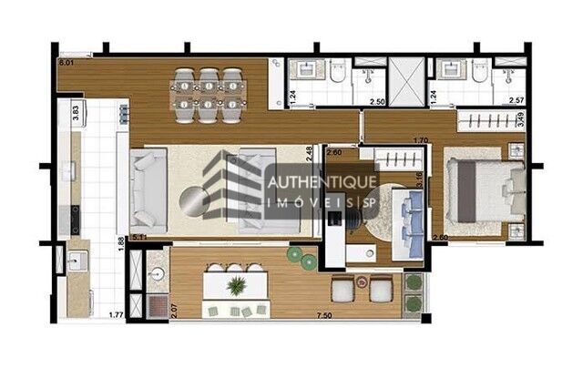 Apartamento à venda com 2 quartos, 83m² - Foto 37