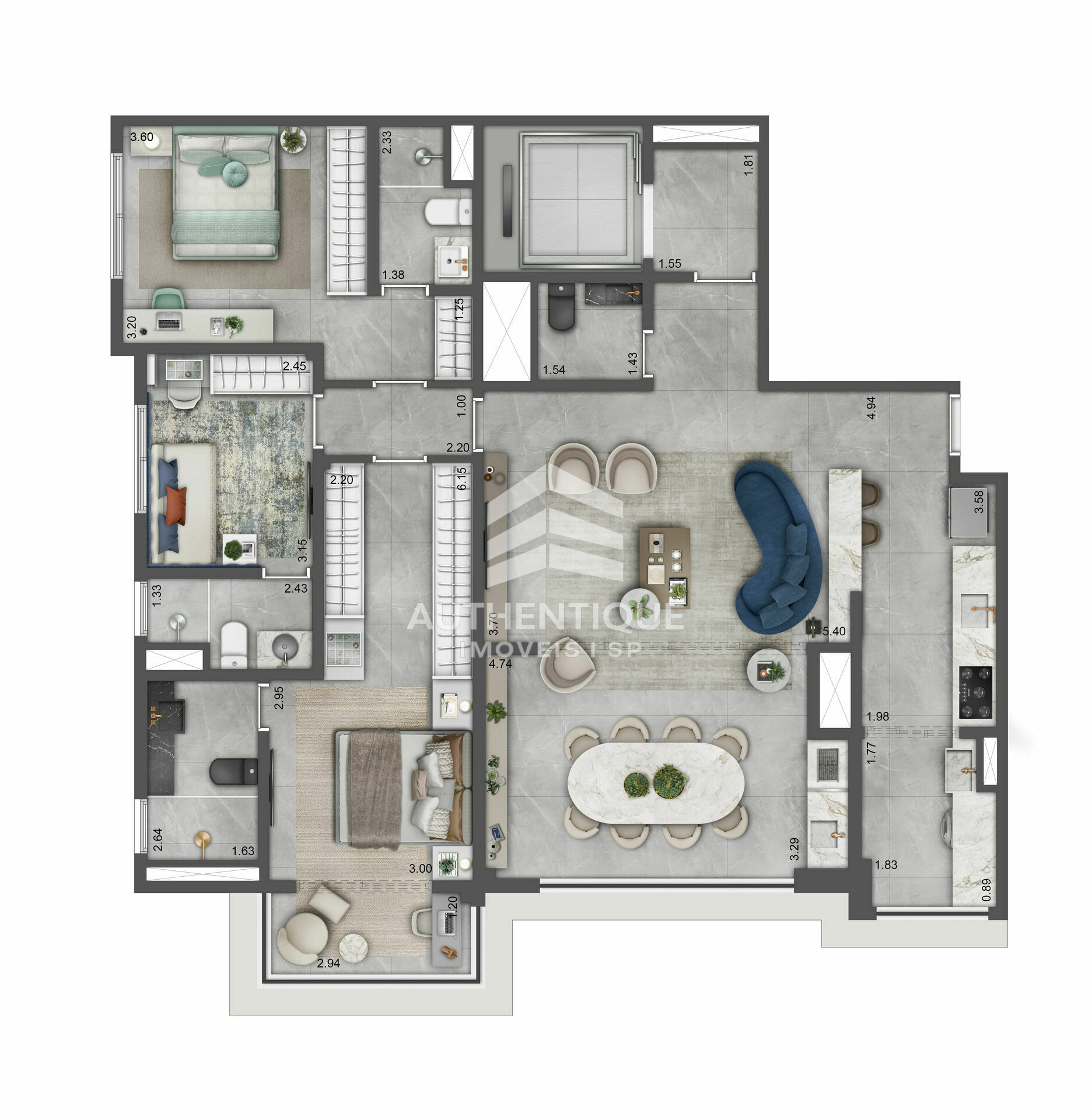 Apartamento, 3 quartos, 155 m² - Foto 27