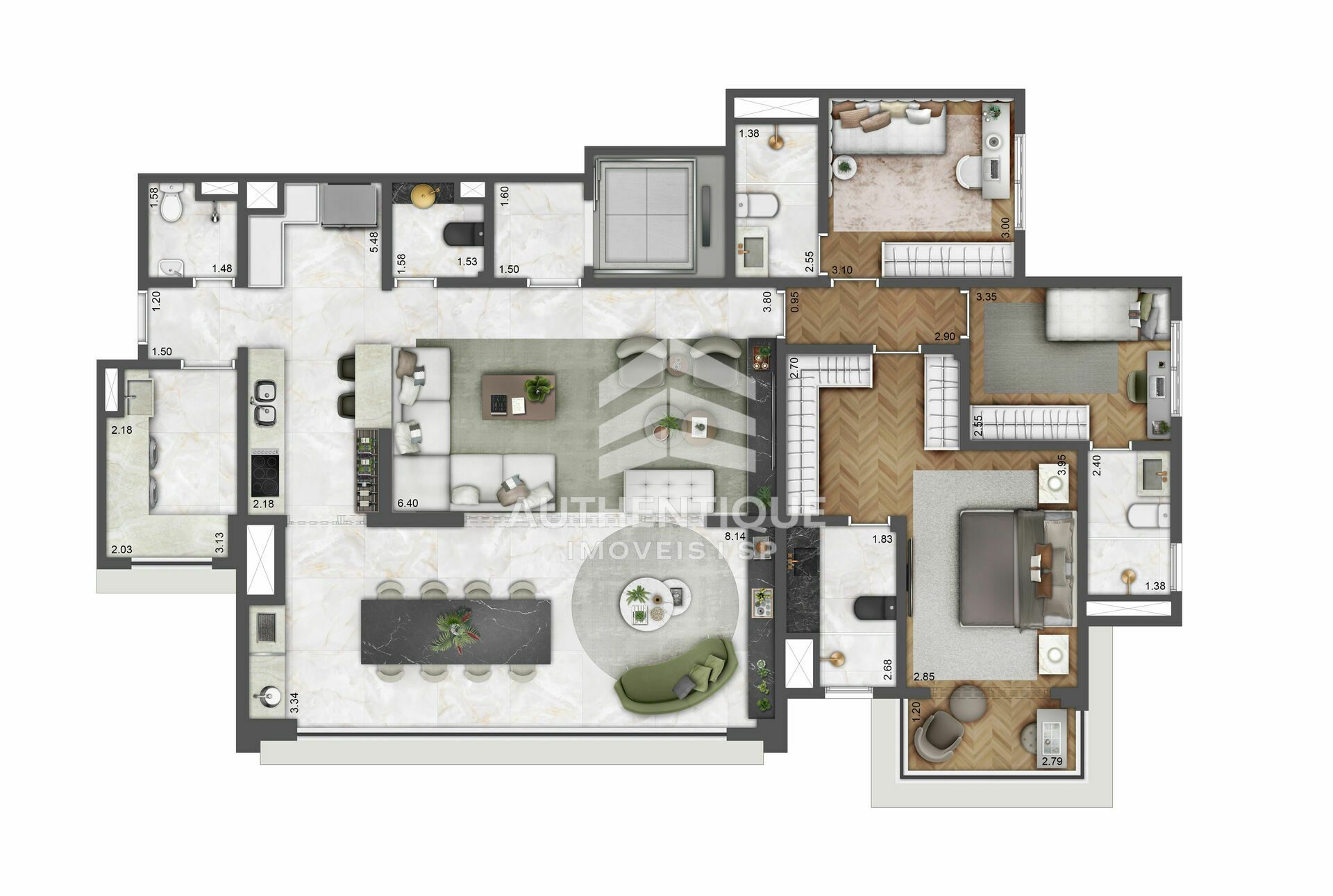 Apartamento, 3 quartos, 155 m² - Foto 29