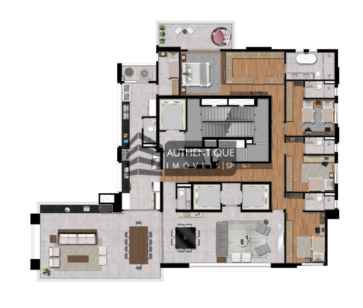 Apartamento à venda com 4 quartos, 337m² - Foto 17