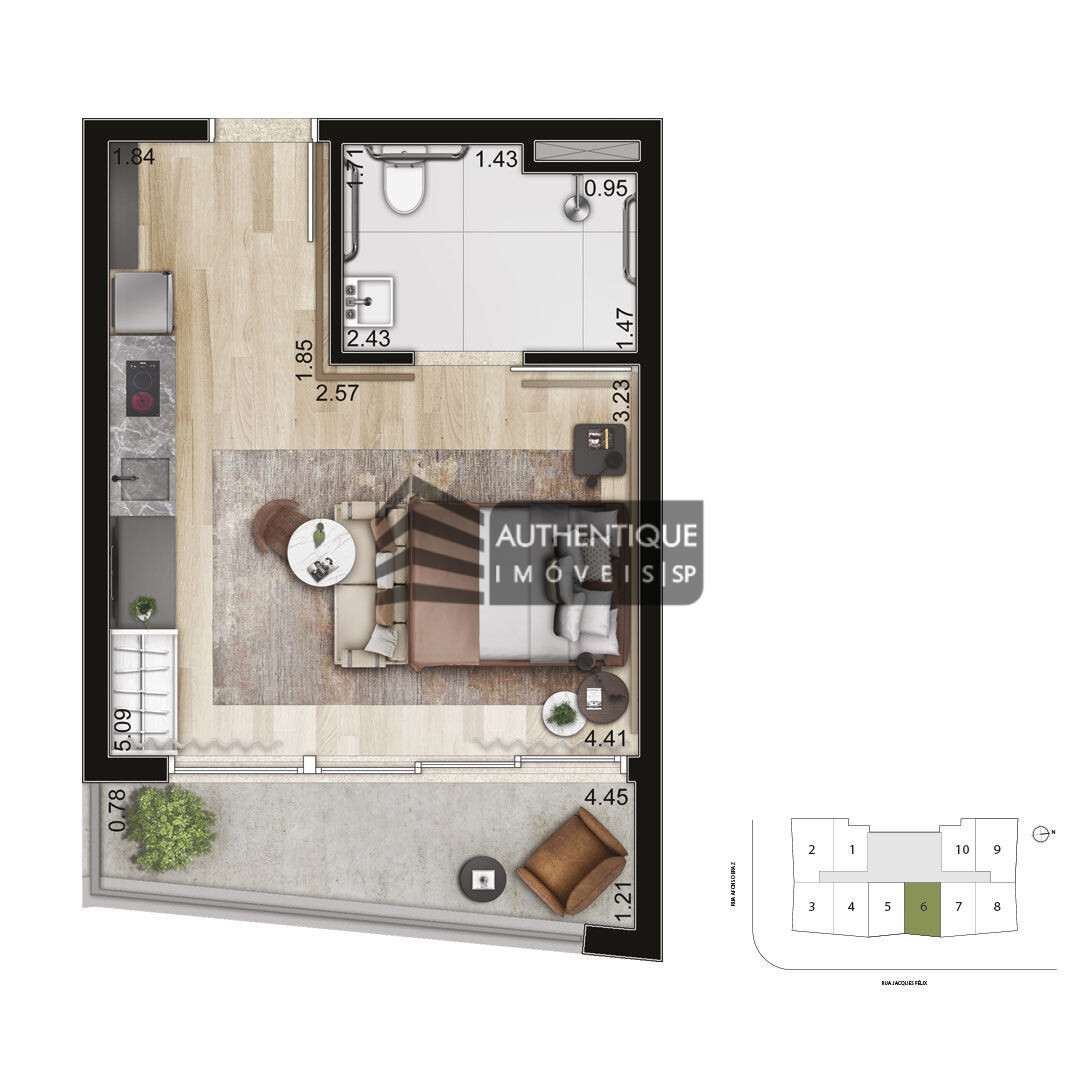 Apartamento à venda com 2 quartos, 59m² - Foto 32