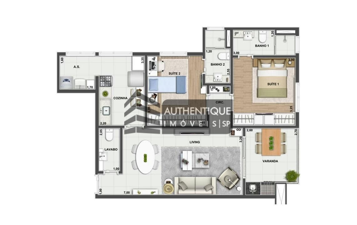 Apartamento à venda com 2 quartos, 78m² - Foto 24