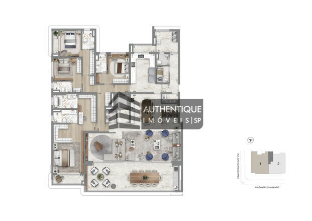 Apartamento à venda com 4 quartos, 341m² - Foto 24