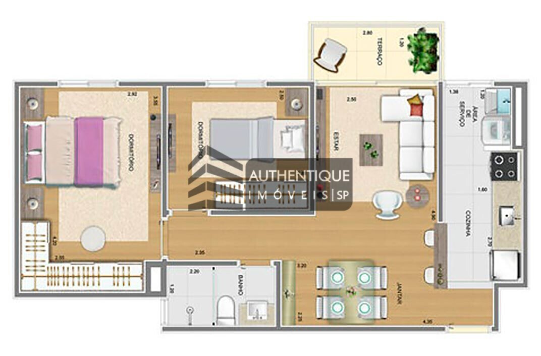 Apartamento à venda com 2 quartos, 55m² - Foto 12