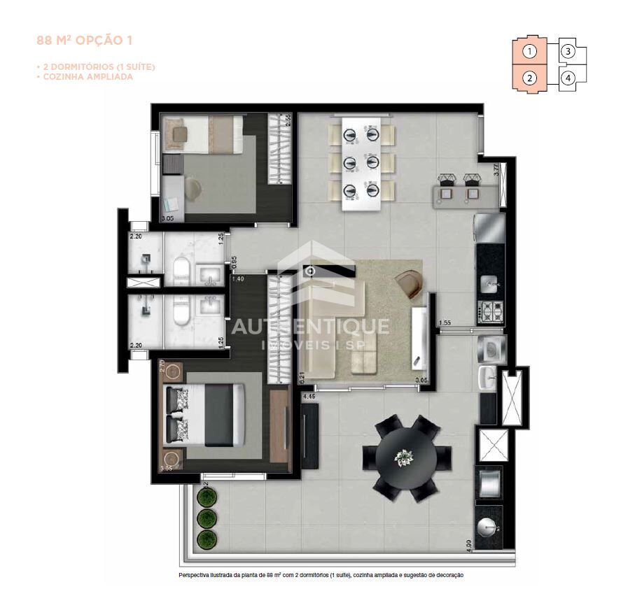 Apartamento, 2 quartos, 90 m² - Foto 26