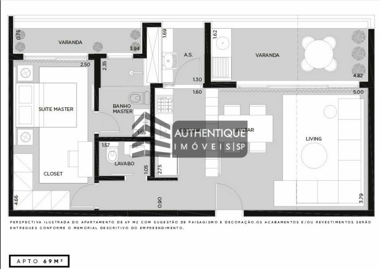 Apartamento à venda com 1 quarto, 120m² - Foto 33