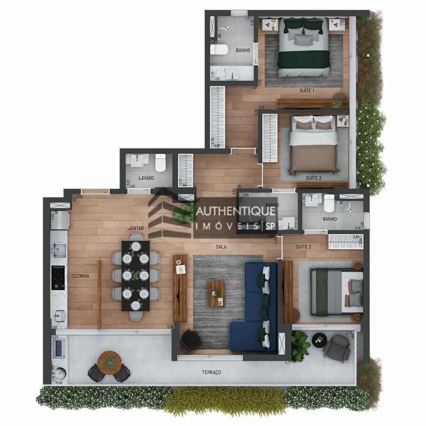 Apartamento à venda com 2 quartos, 110m² - Foto 50