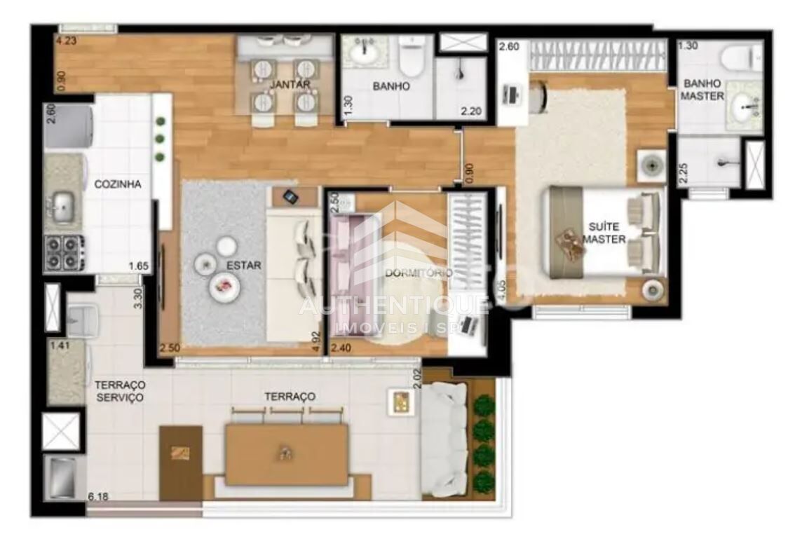 Apartamento, 2 quartos, 68 m² - Foto 35