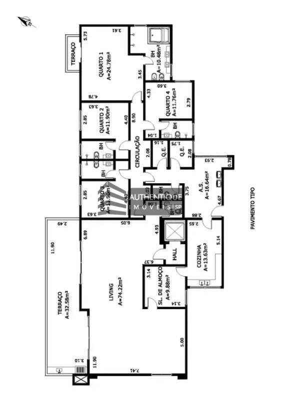 Apartamento à venda com 4 quartos, 290m² - Foto 41