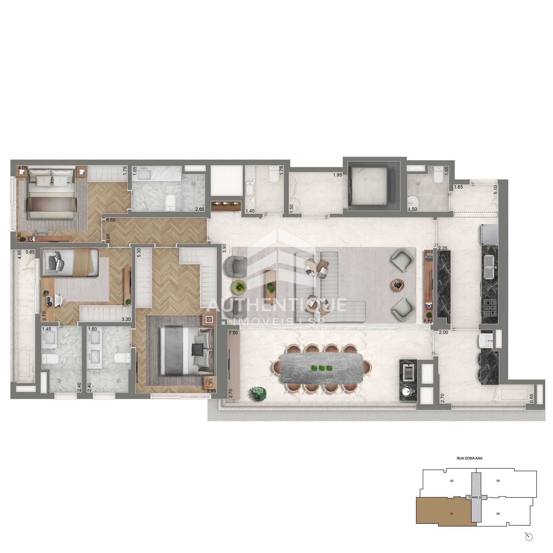 Cobertura, 3 quartos, 358 m² - Foto 21