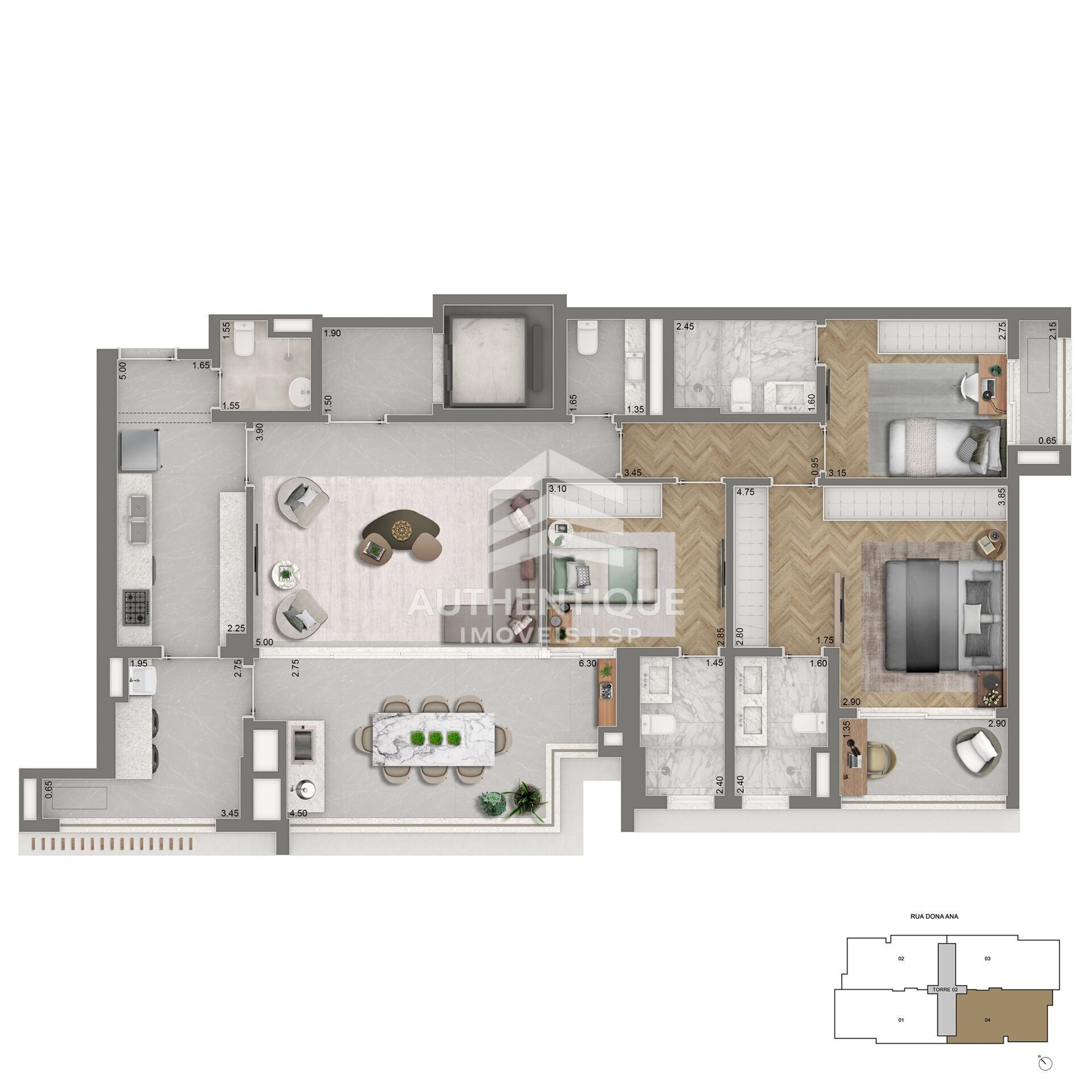 Cobertura, 3 quartos, 358 m² - Foto 20