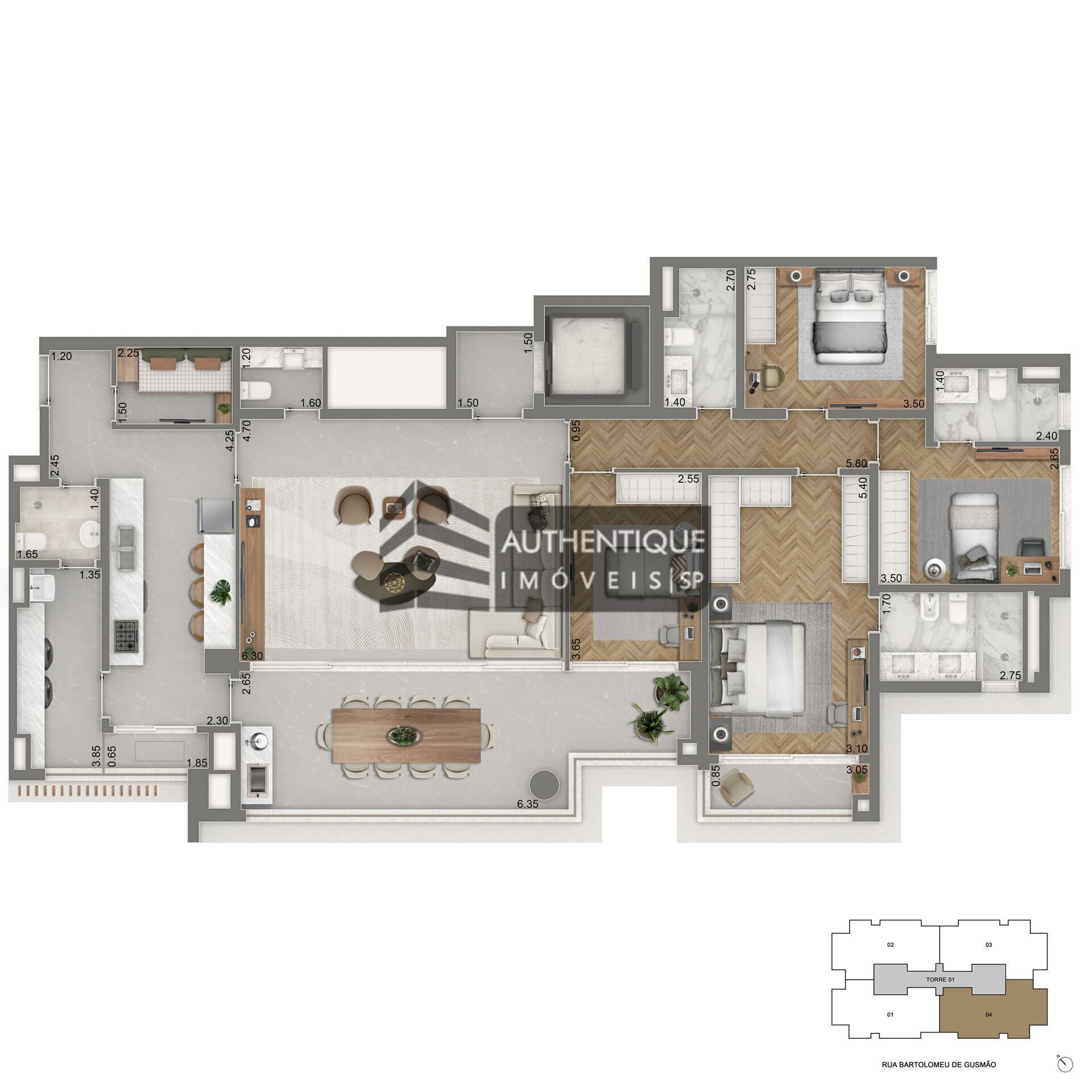 Cobertura à venda com 3 quartos, 358m² - Foto 24
