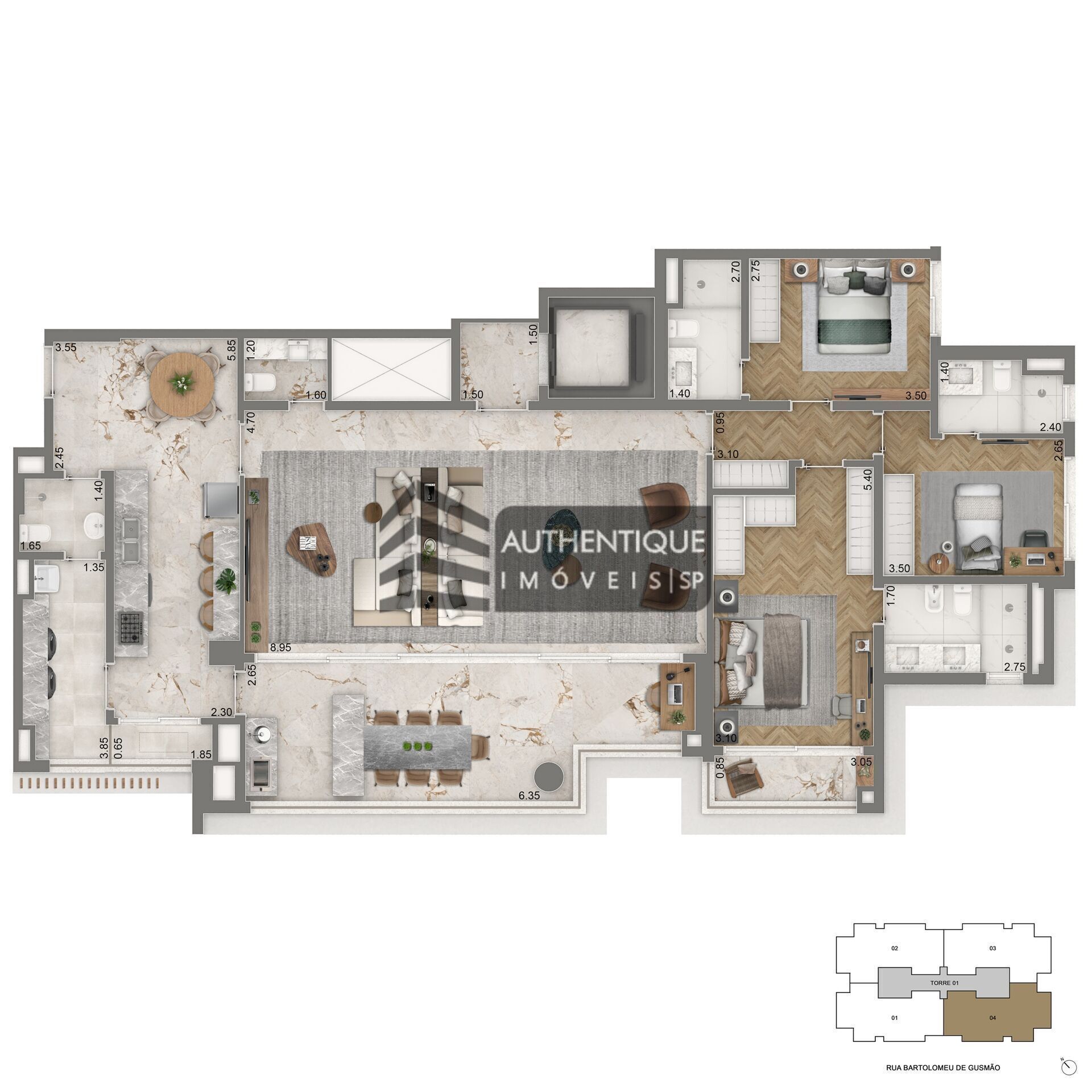 Cobertura à venda com 3 quartos, 358m² - Foto 23