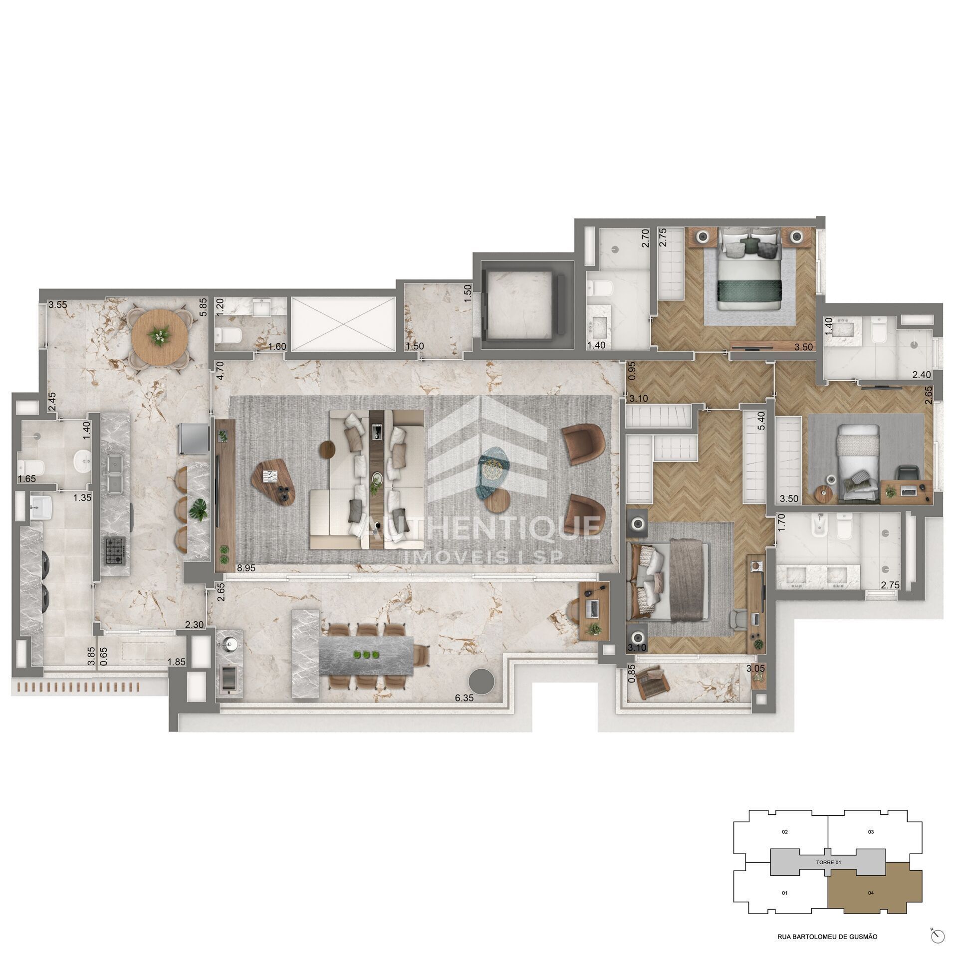 Cobertura, 3 quartos, 358 m² - Foto 23