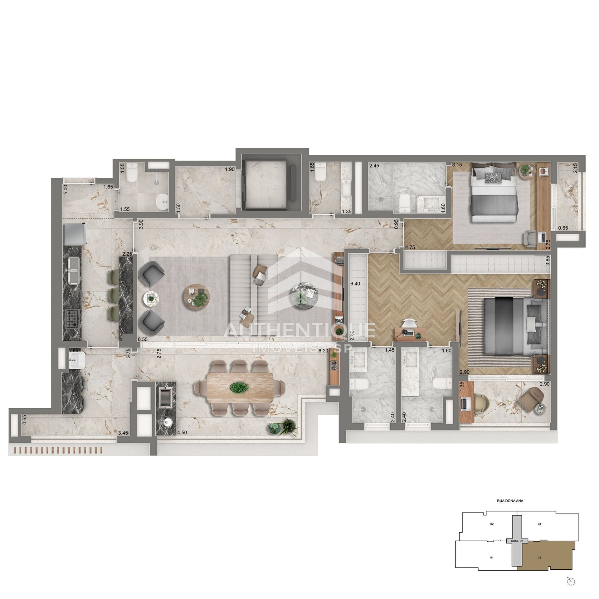 Cobertura, 3 quartos, 358 m² - Foto 19