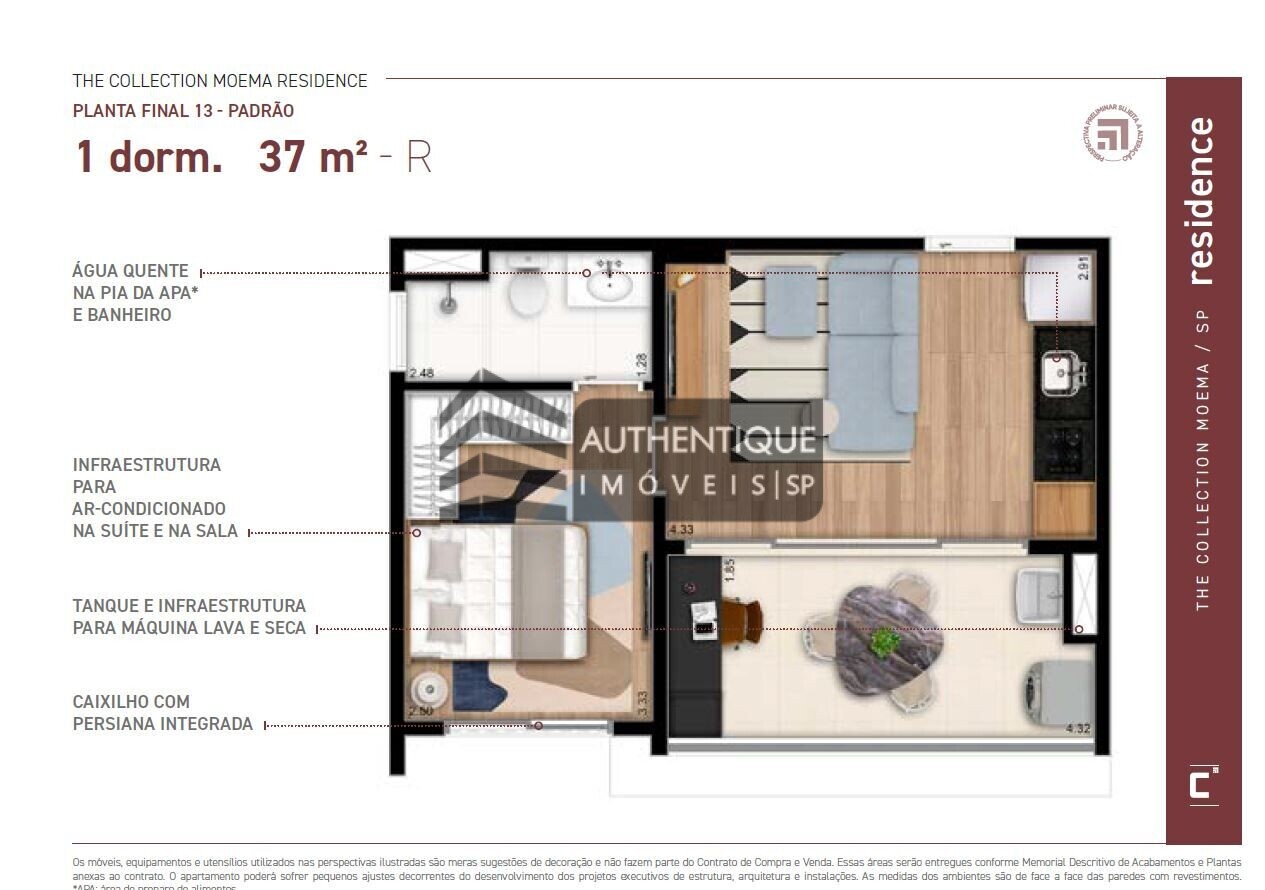 Apartamento à venda com 1 quarto, 26m² - Foto 28