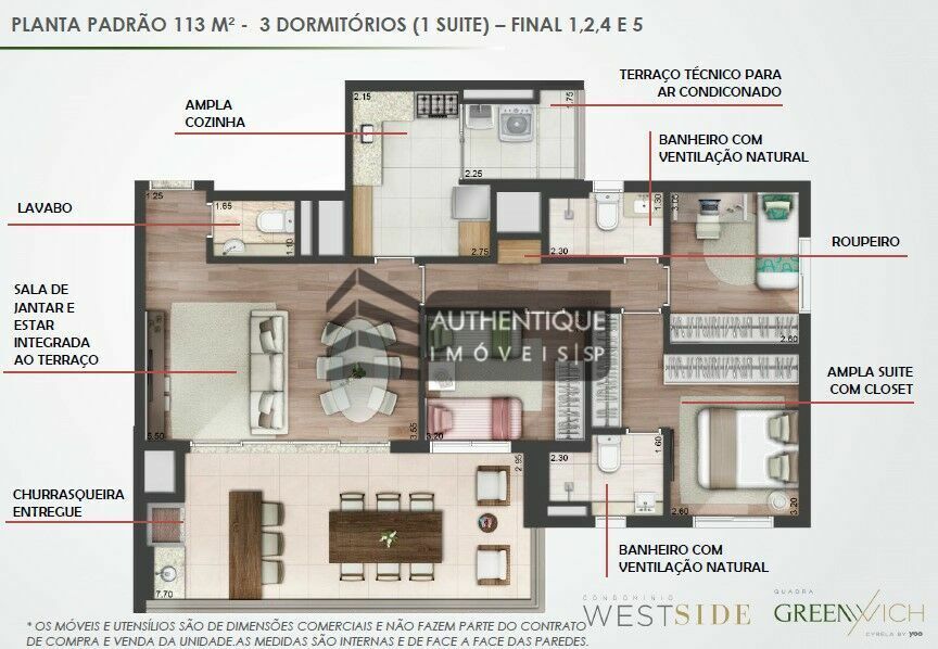 Apartamento à venda com 3 quartos, 137m² - Foto 45