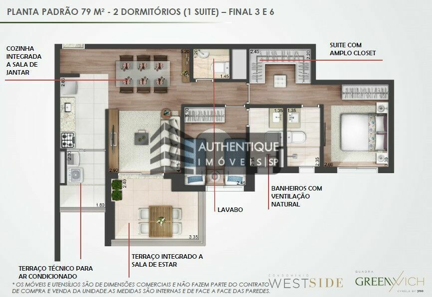 Apartamento à venda com 3 quartos, 137m² - Foto 44