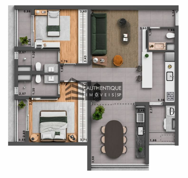 Apartamento à venda com 2 quartos, 82m² - Foto 15