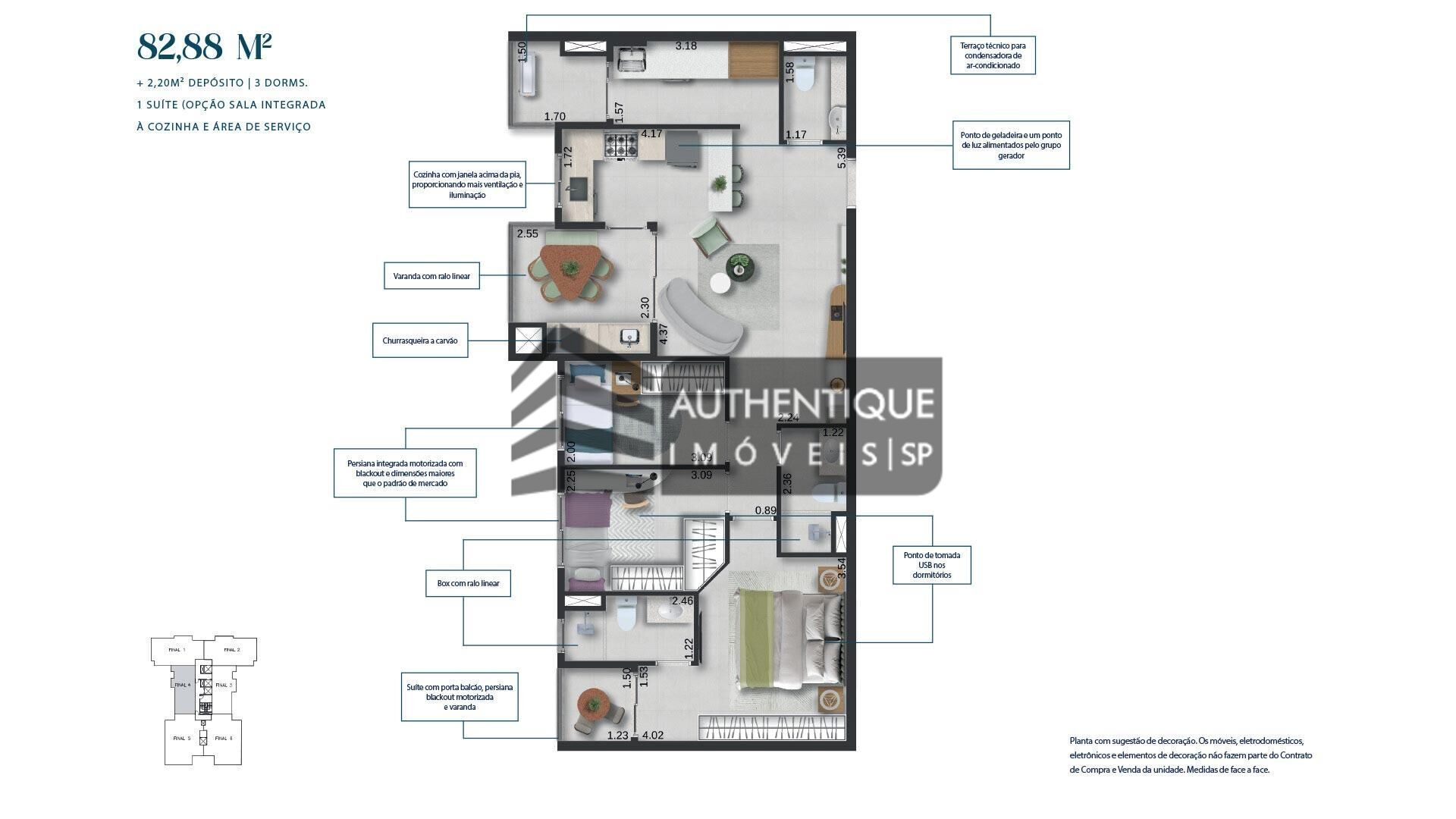 Apartamento à venda com 3 quartos, 129m² - Foto 17