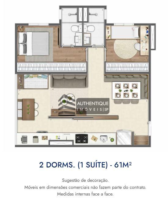 Apartamento à venda com 2 quartos, 61m² - Foto 42