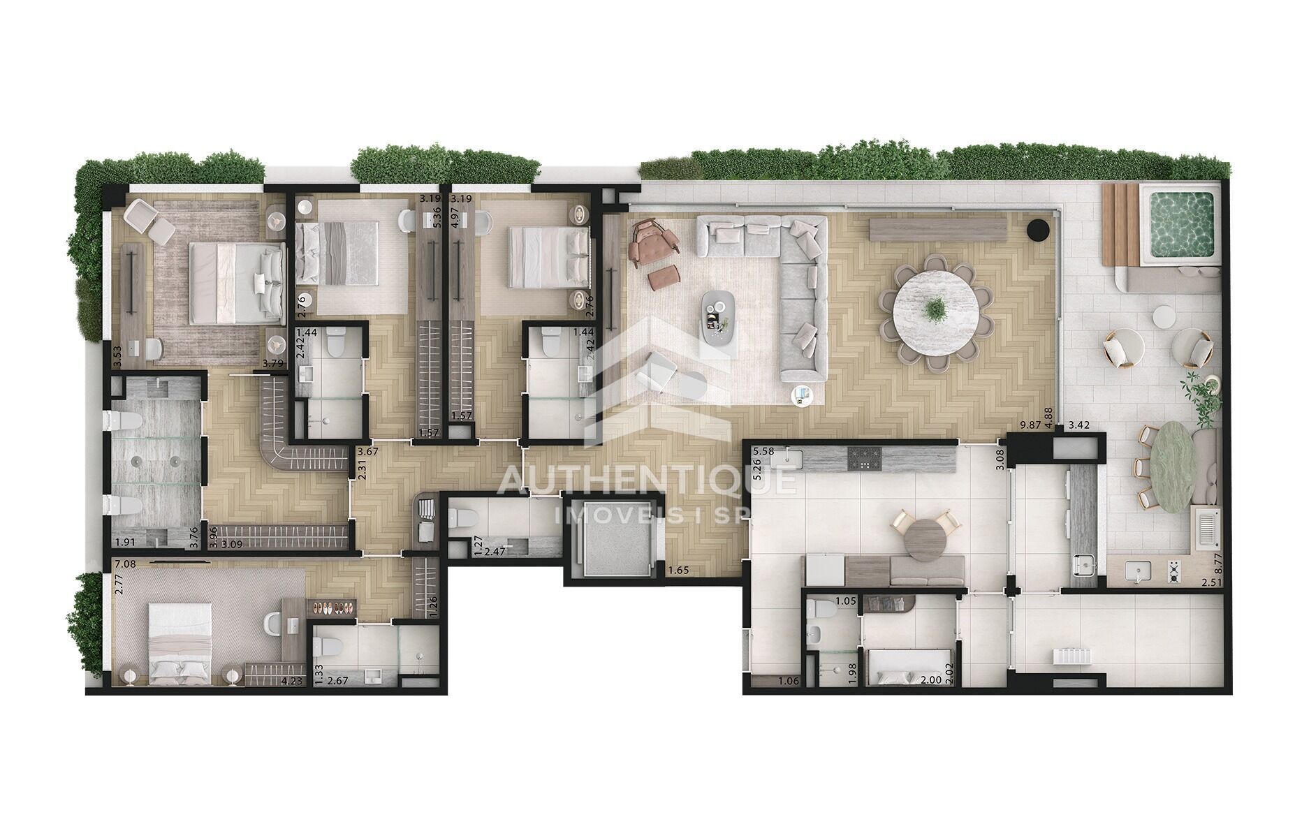 Apartamento, 4 quartos, 270 m² - Foto 21