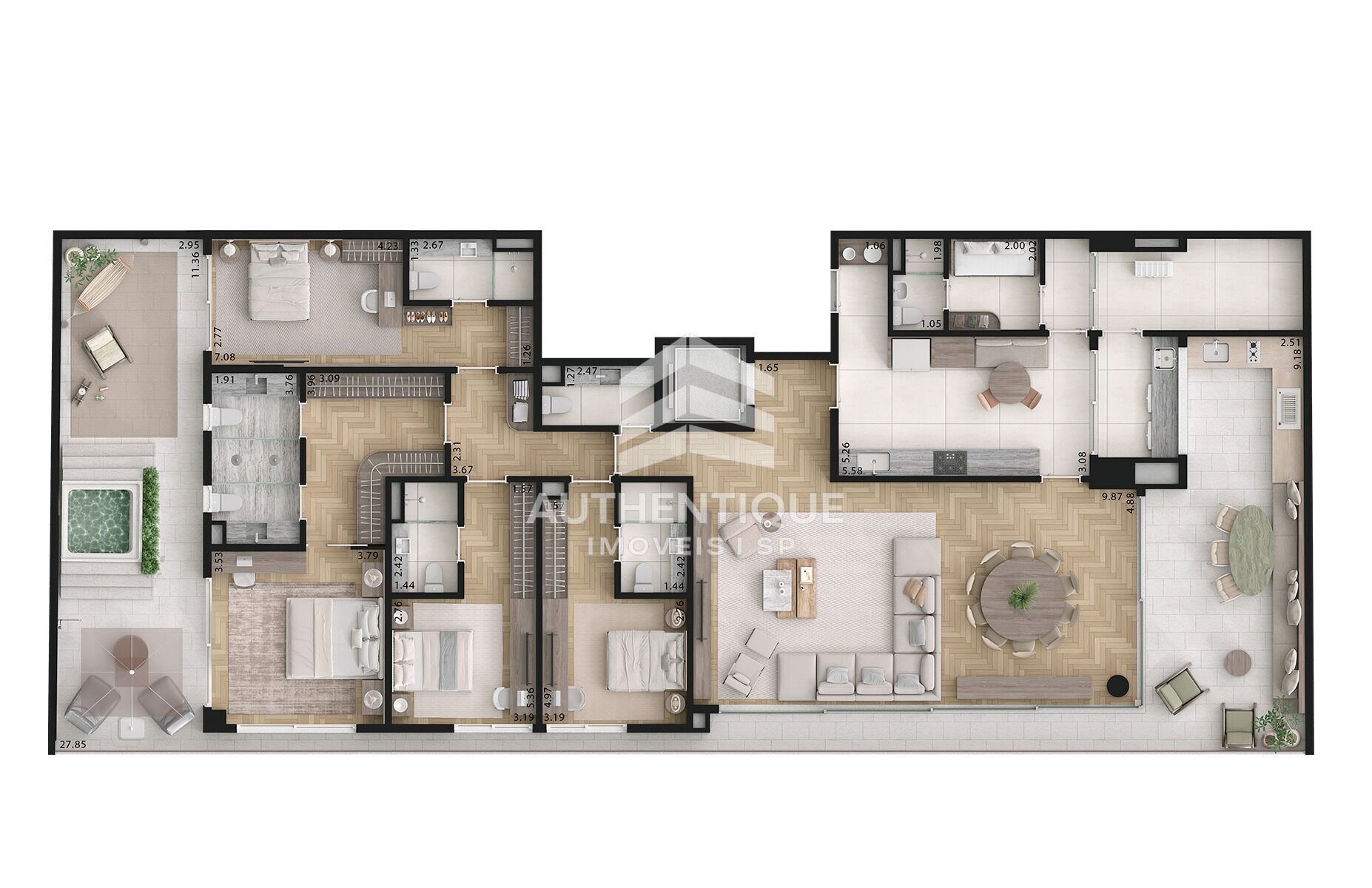 Apartamento, 4 quartos, 270 m² - Foto 22
