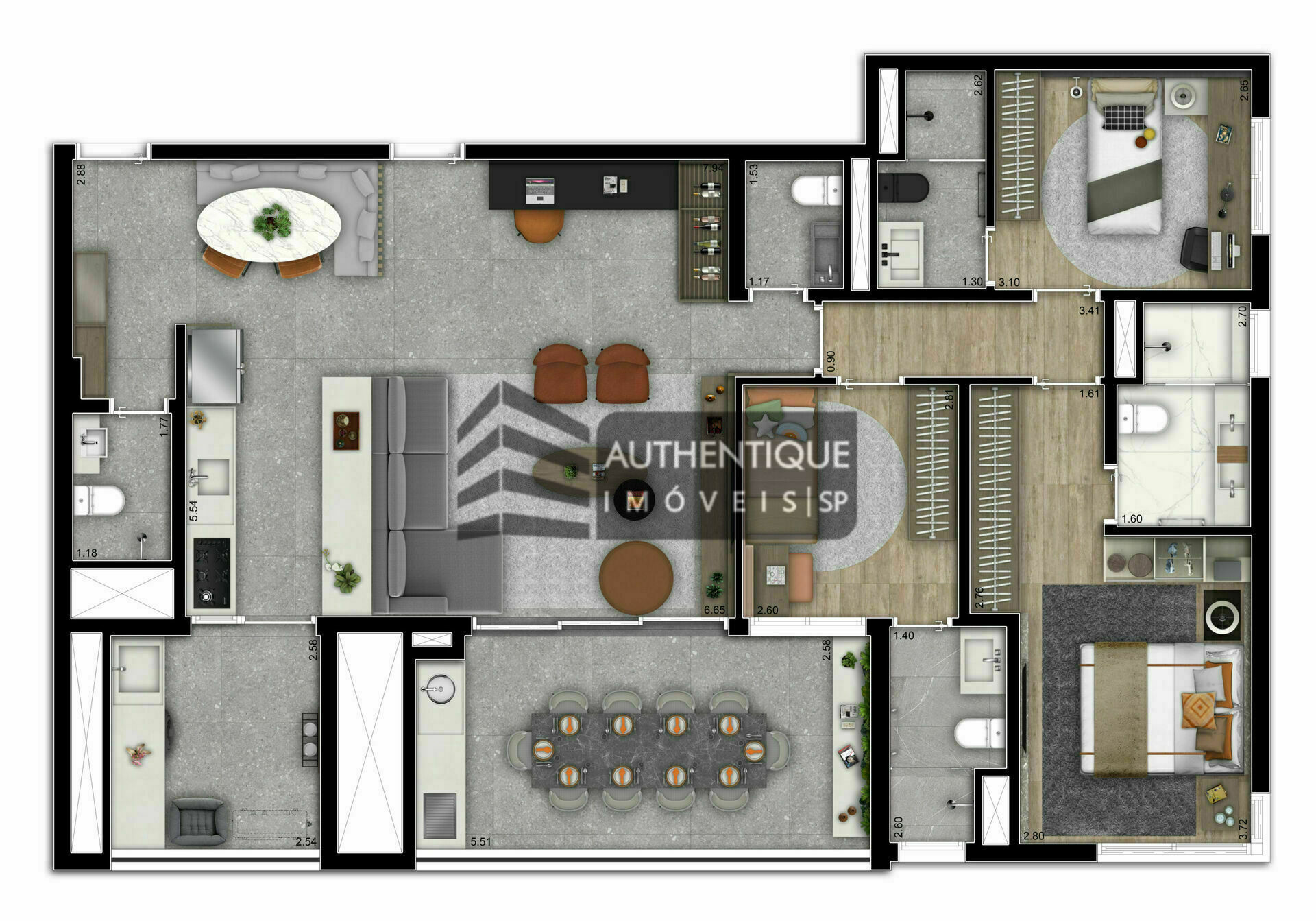 Apartamento à venda com 3 quartos, 179m² - Foto 28