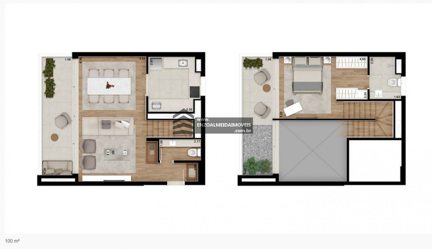 Apartamento à venda com 1 quarto, 100m² - Foto 14