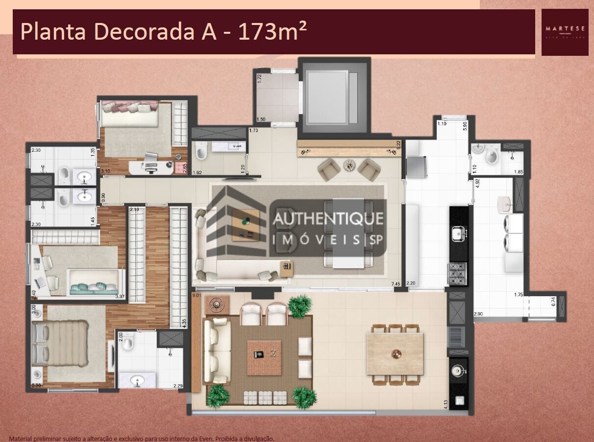 Apartamento à venda com 3 quartos, 170m² - Foto 33